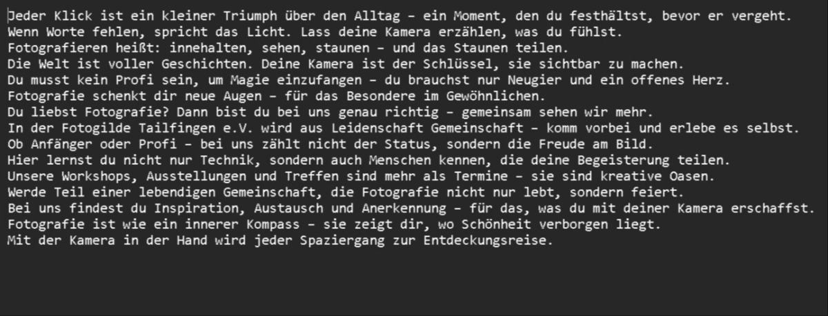Motivationssprüche als Textdatei